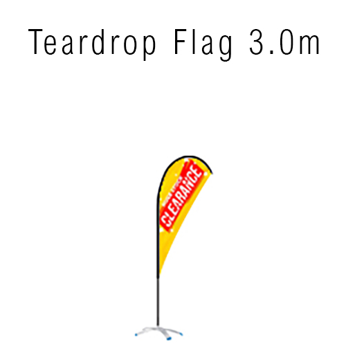 Teardrop Flag 3.0m 